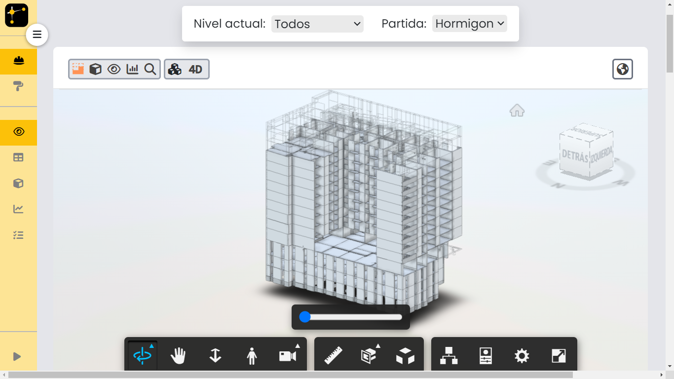 Visualization of BIM as-built of your project