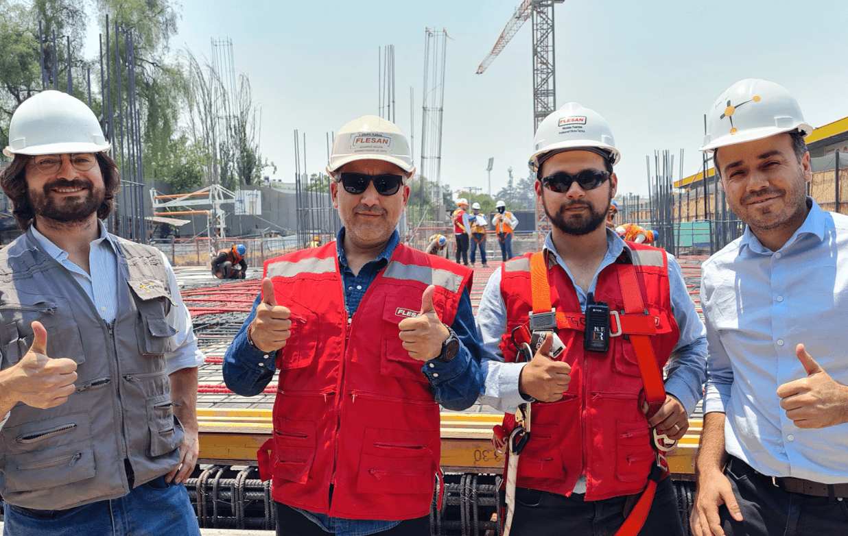 Grupo Flesan innovates alongside ObraLink to automate processes on construction sites.